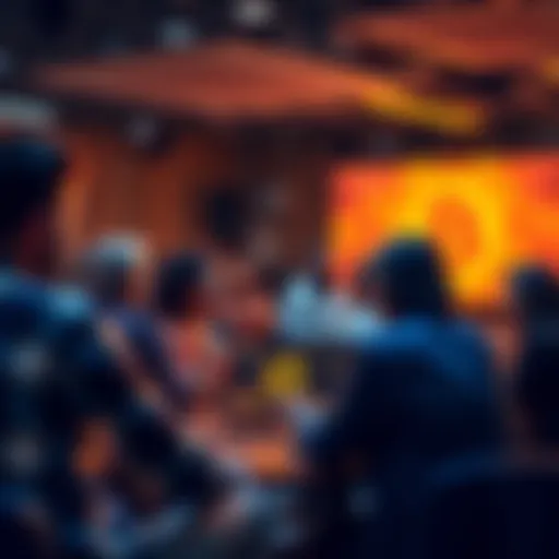 People engaging in a lively discussion about Bitcoin in an online forum