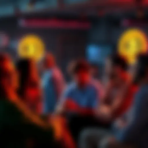 People engaging in a conversation about Bitcoin with various thoughts and questions shared