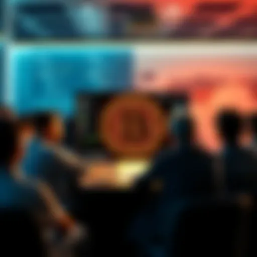 A group of people discussing Bitcoin and cryptocurrency in an online forum setting