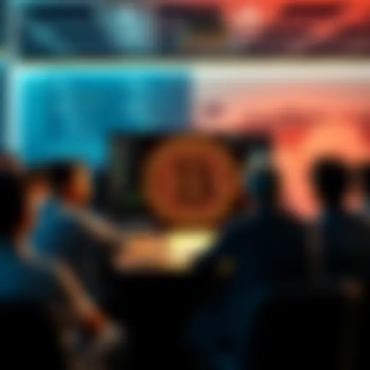 A group of people discussing Bitcoin and cryptocurrency in an online forum setting
