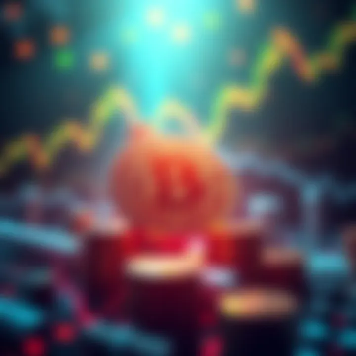 Bitcoin's Influence on Financial Trends A visual representation of Bitcoin affecting financial markets in 2026, with charts showing rising trends and investments.