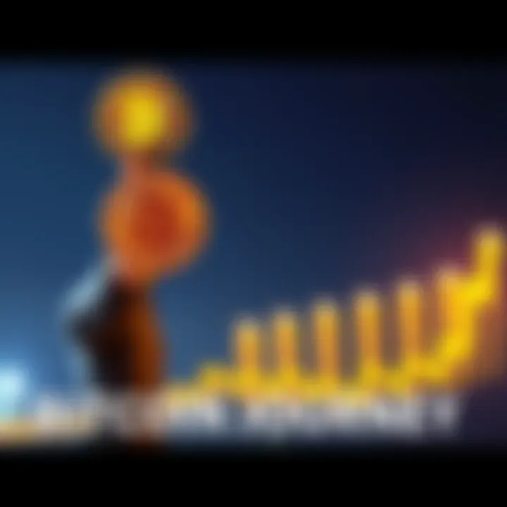 Bitcoin Journey A person celebrating their achievement in Bitcoin investment, holding a Bitcoin symbol, with a timeline from 2013 to 2026 in the background.