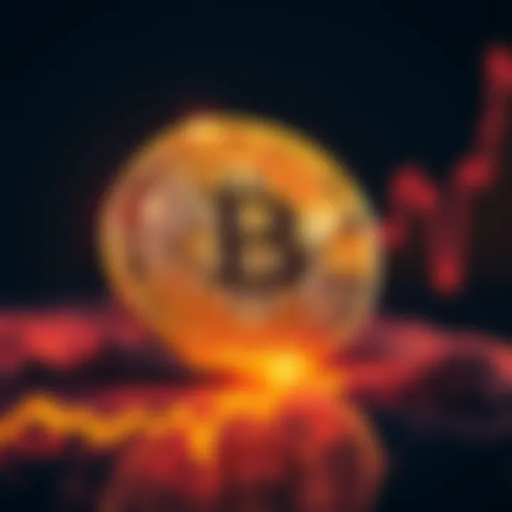 Bitcoin nearing 90K A digital representation of Bitcoin symbol with a rising graph background, reflecting the excitement around the price nearing 90,000 dollars.