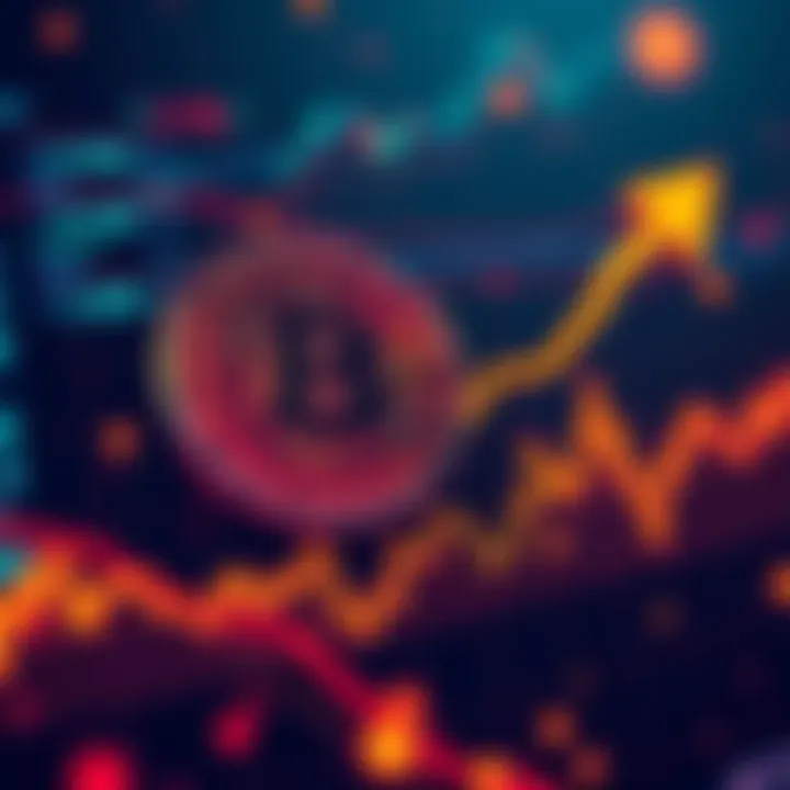 A Bitcoin price chart showing a significant upward movement, symbolizing its recent rebound in the market.