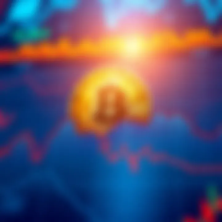 A graphical representation of Bitcoin's price fluctuations over time, showcasing volatility and declines amid inflation concerns.