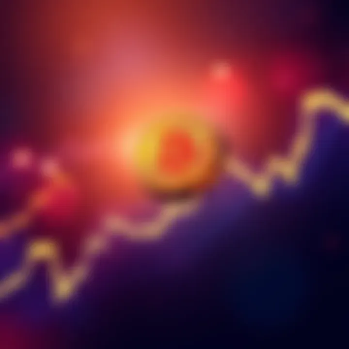 A line graph showing Bitcoin's price nearing $65,000 with potential drop to $60,000.