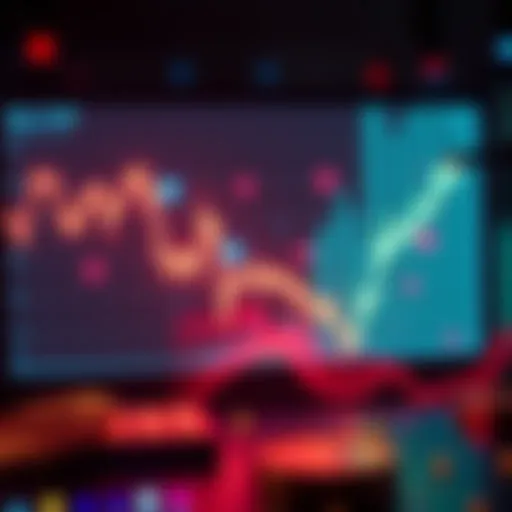 A line chart showing a recent dip in Bitcoin prices with a downward trend followed by potential recovery signs.