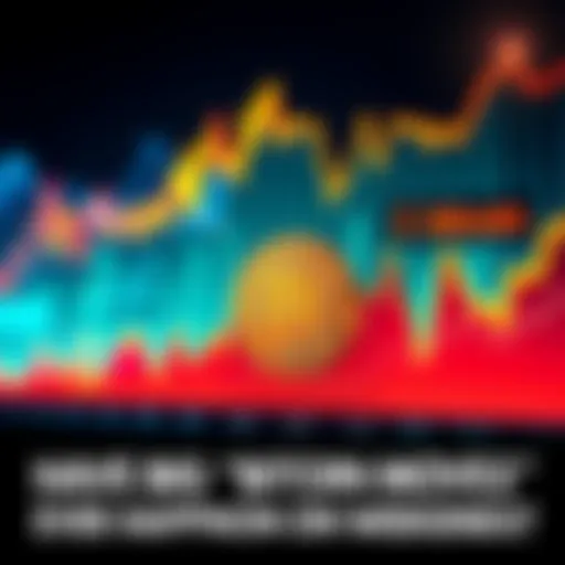A graph showing significant Bitcoin price changes over weekends with peaks and dips, highlighting key moments.