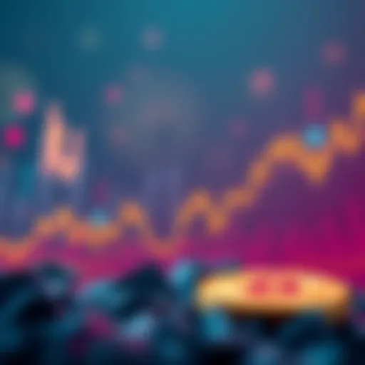 Graph showing Bitcoin price rising to $62,000 with a digital coin icon in the background