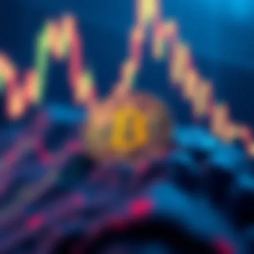 Bitcoin price chart showing stagnation around $64K with signs of hesitation in the market.