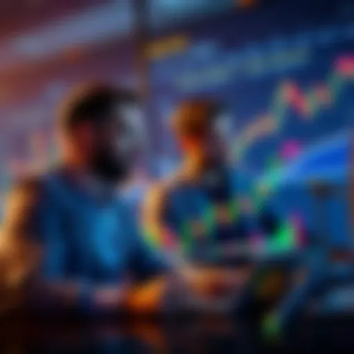 Analysts observing Bitcoin price chart with recent spikes and liquidations marked