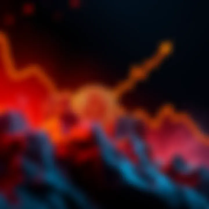 Bitcoin Price Surge in October Visual representation of Bitcoin's rising price chart for October, showing significant upward trends and arrows indicating growth.