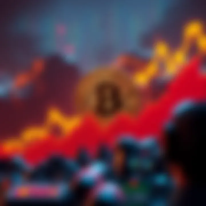 Graph showing Bitcoin price rising, indicating a rebound and market activity from leveraged short positions.