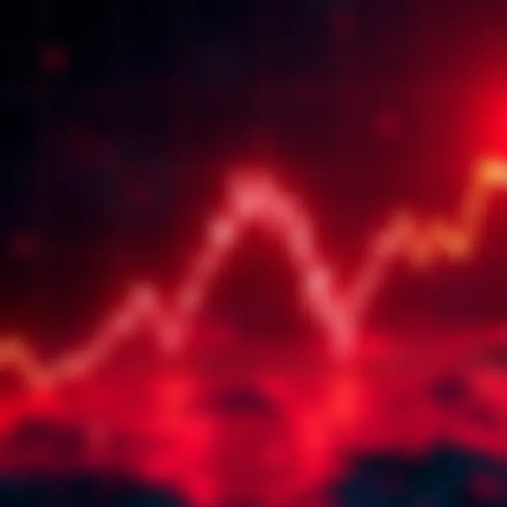 A graph showing a downward trend in Bitcoin prices for November, predicting a similar trend for December