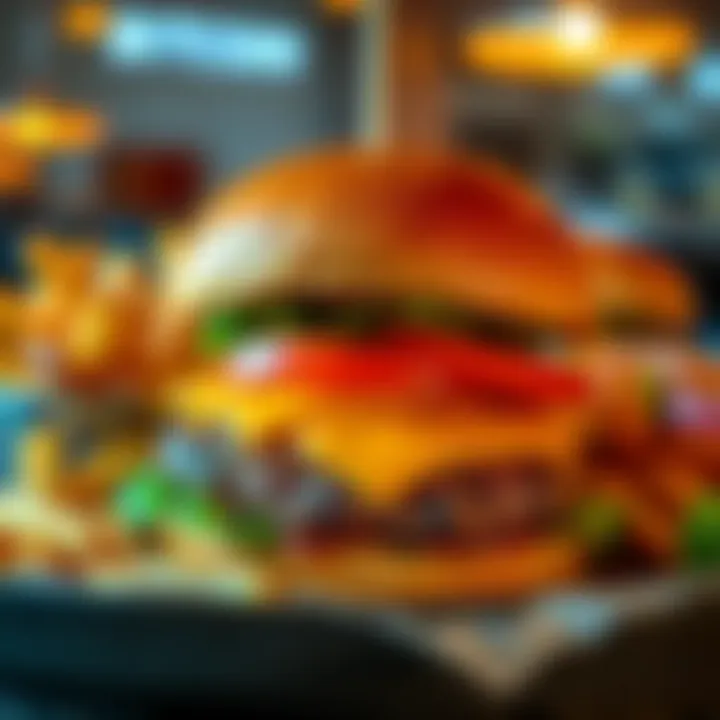 Bitcoin Steakburger with fries A juicy Bitcoin Steakburger made with grass-fed beef and served with crispy beef tallow fries on the side
