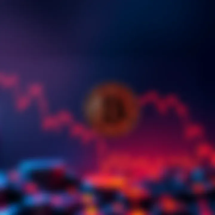 Graph showing significant decline in Bitcoin value affecting Michael Saylor's investments