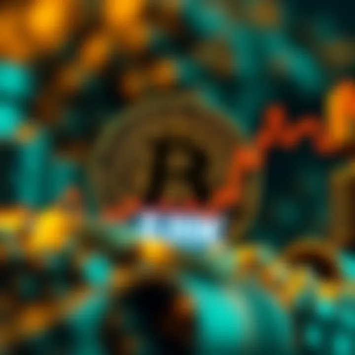 A graphic showing the Bitcoin logo with a rising chart indicating a value of 60,000, representing market excitement and speculation.