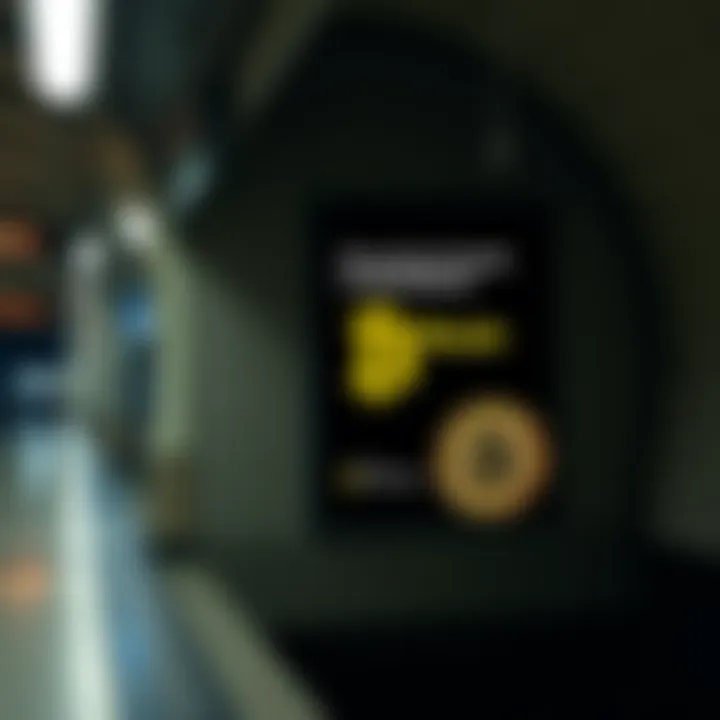 Bitcoin Ad in Paris Subway A bold advertisement in a Paris subway station urging people not to invest in Bitcoin, while many French investors believe in cryptocurrency.