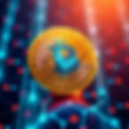 A visual representation of Bitcoin and Cardano DeFi platforms, with Bitcoin symbol and Cardano logo intertwined, symbolizing their relationship.