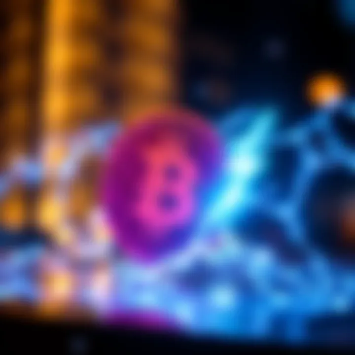 A graphic showing the BitcoinCash logo alongside a representation of the Lightning Network, with arrows indicating fast transactions for larger payments.