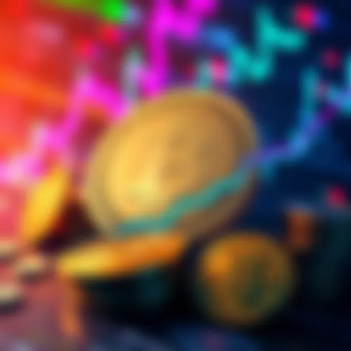 Bitcoin Cash Overview A representation of Bitcoin Cash logo with digital coins and graphs indicating growth in cryptocurrency market