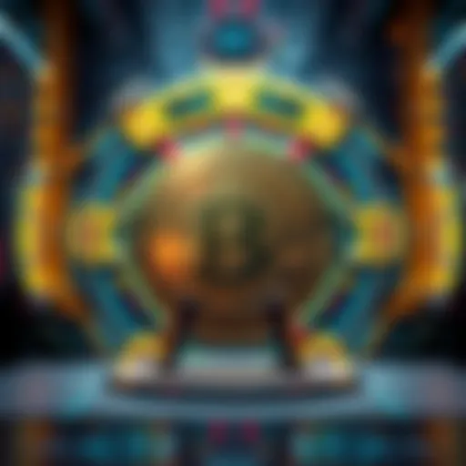 A graphic showing Bitcoin Cash logo with a futuristic quantum computer in the background, symbolizing technological advancement and investment opportunities.