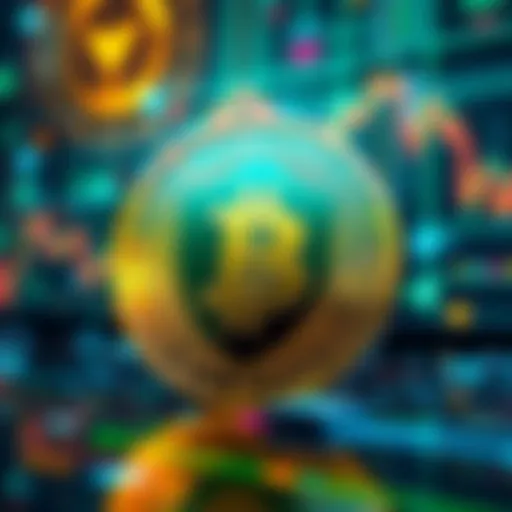 Bitcoin Cash Quantum-Proof Algorithm A visual representation of Bitcoin Cash with a shield symbolizing quantum-proof security, set against a backdrop of digital cryptocurrency graphics.