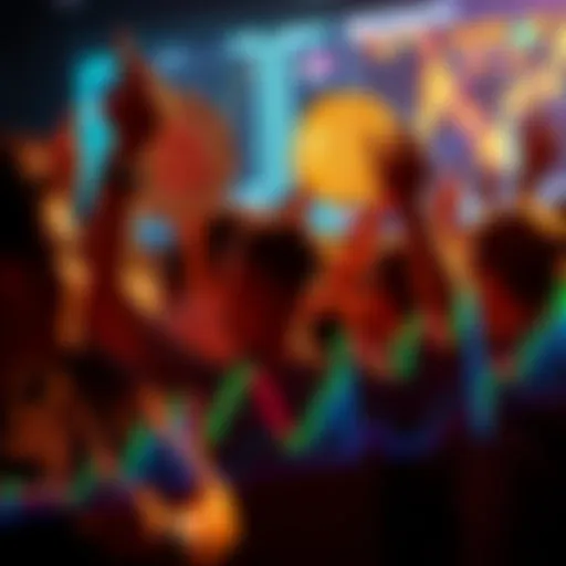 A group of Bitcoin enthusiasts celebrating with charts showing rising trends, representing optimism in the crypto market due to potential Fed rate cuts.