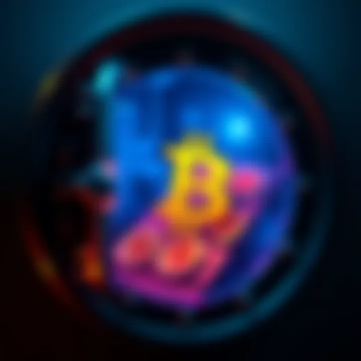 A safe with Bitcoin symbols representing cold storage for cryptocurrency