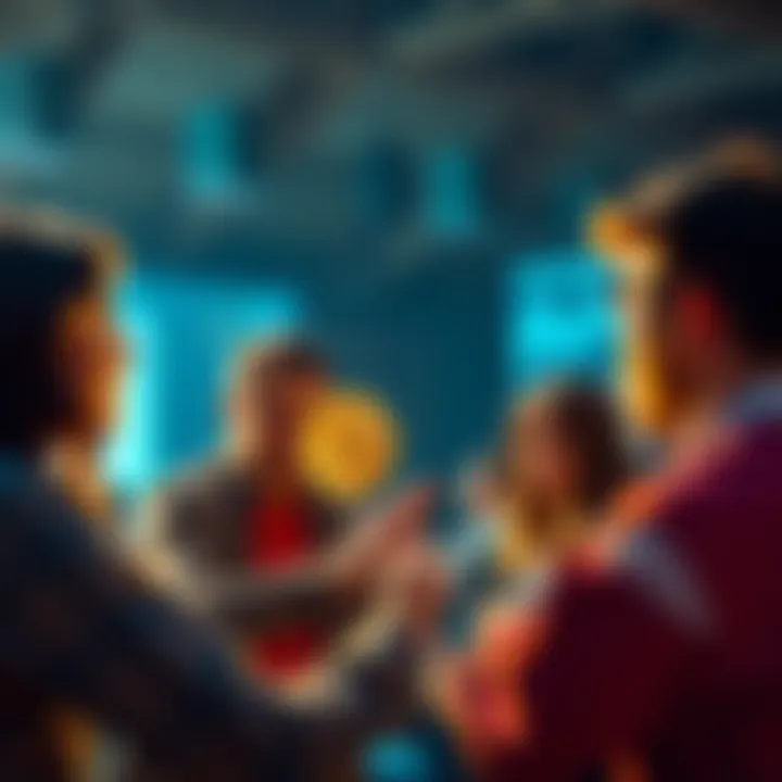 A group of people engaged in a lively discussion about Bitcoin, sharing insights and questions on a digital forum thread.
