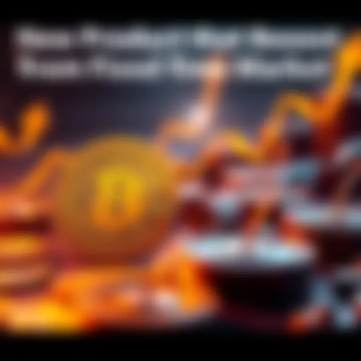 Visual representation of Bitcoin and traditional fixed income investments with arrows showing a shift in demand.