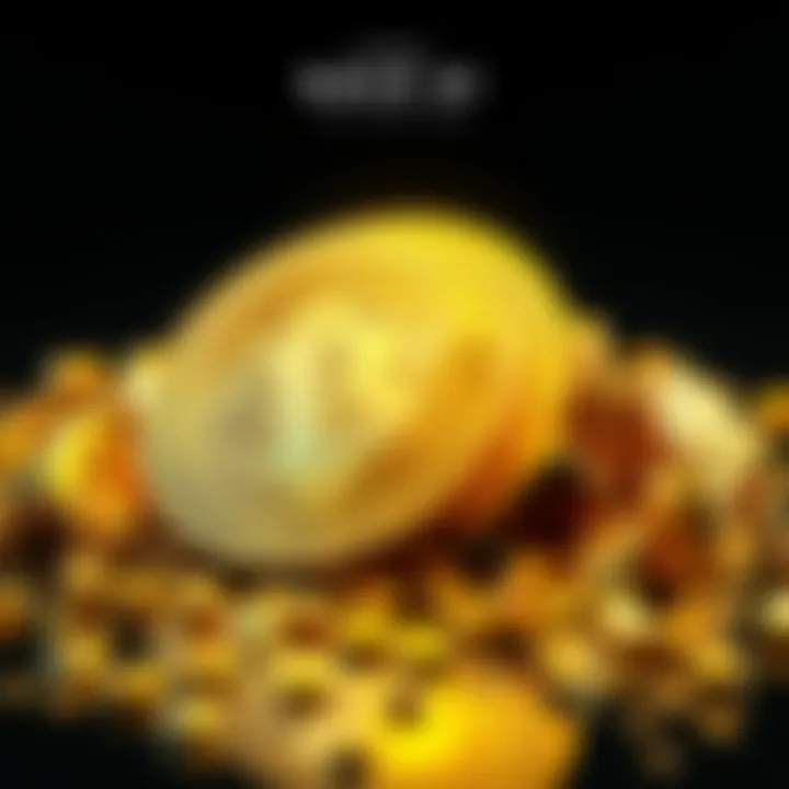 A visual comparison of Bitcoin and gold, highlighting Bitcoin as digital currency and gold as a traditional asset, illustrating their different valuations.