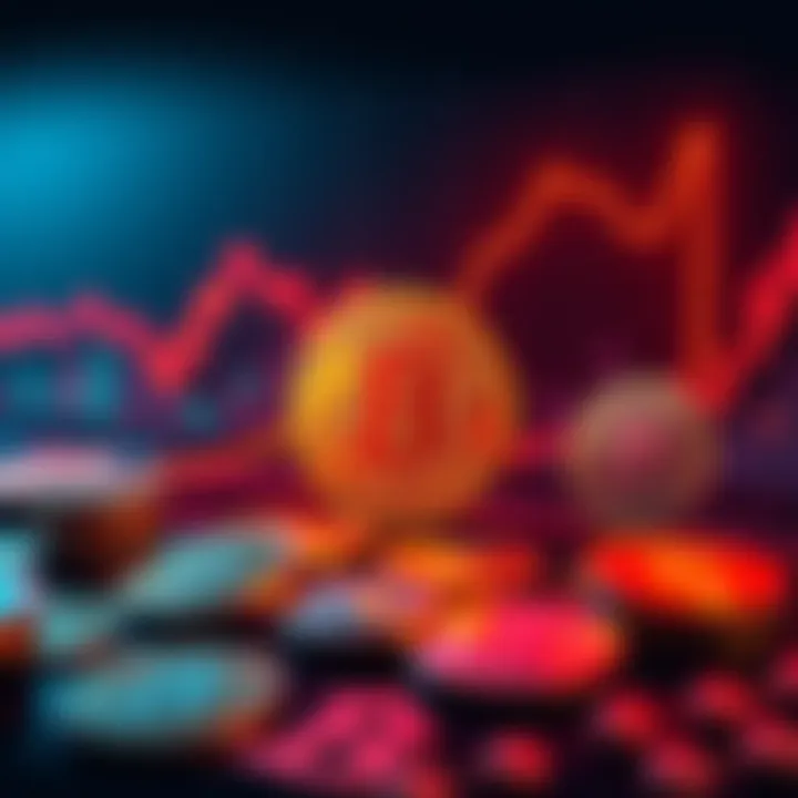 A chart showing the upward trend of Bitcoin prices in 2026 along with images of coins and graphs.