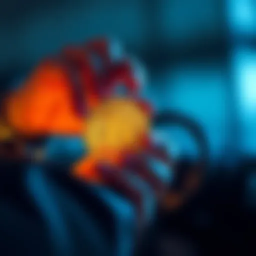 Person holding a Bitcoin with a thoughtful expression, weighing the decision to spend or save it.