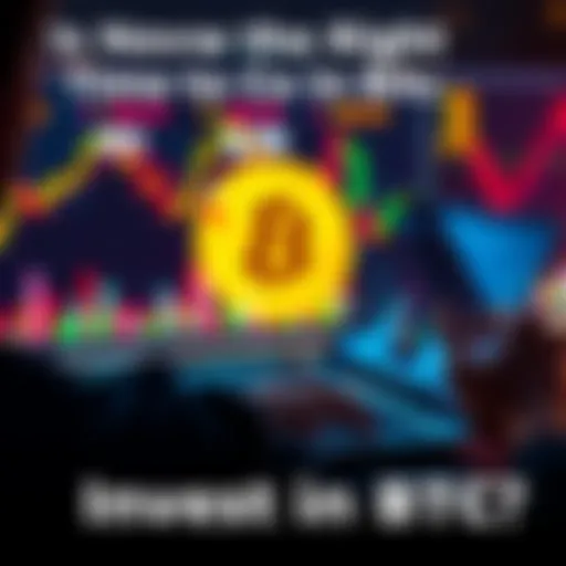 Person analyzing Bitcoin trends on a laptop with charts and graphs in the background