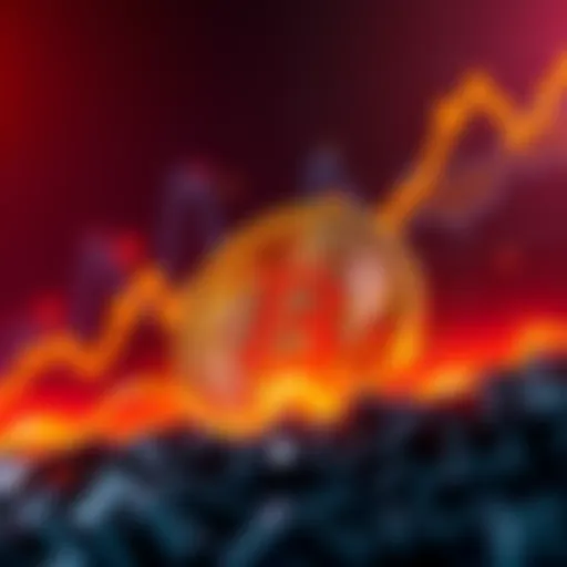 A visual representation of Bitcoin as a valuable investment opportunity, featuring the Bitcoin symbol and a graph showing upward trends in growth.