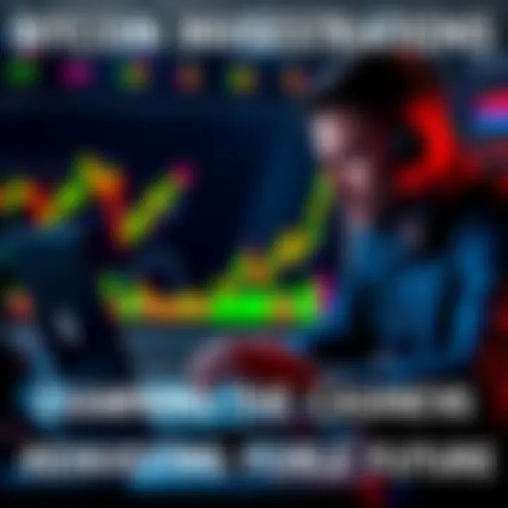 A person analyzing Bitcoin charts with a laptop, considering investment options for the future.