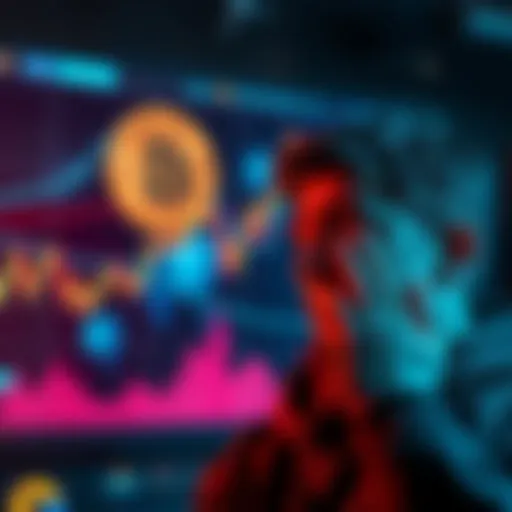 A person looking at a Bitcoin chart with a sad expression, reflecting on past investment decisions.