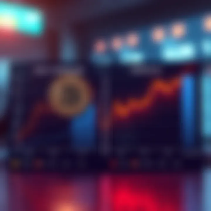 A visual showing two graphs: one representing daily dollar-cost averaging for Bitcoin and another for monthly dollar-cost averaging, highlighting their performance over two years.