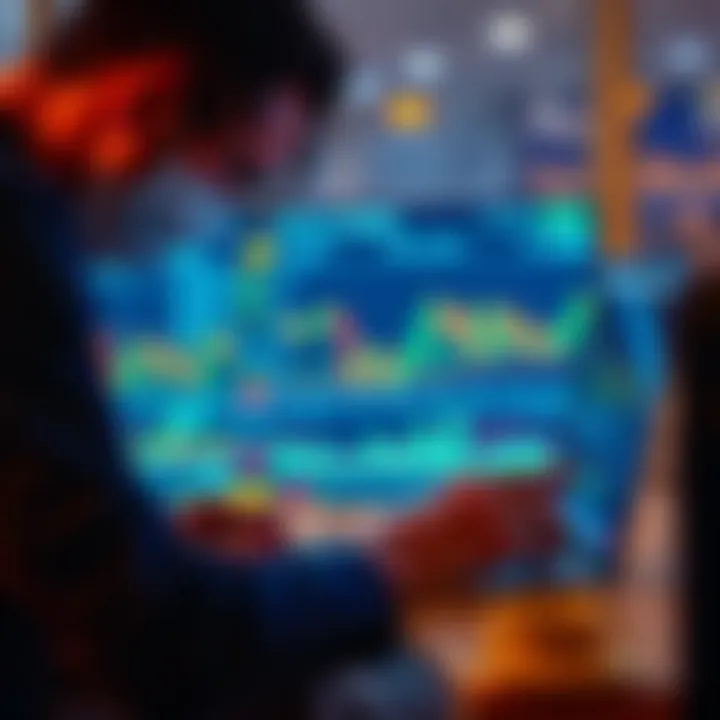 A person examining Bitcoin price charts on a laptop, considering investment opportunities after a bear market.