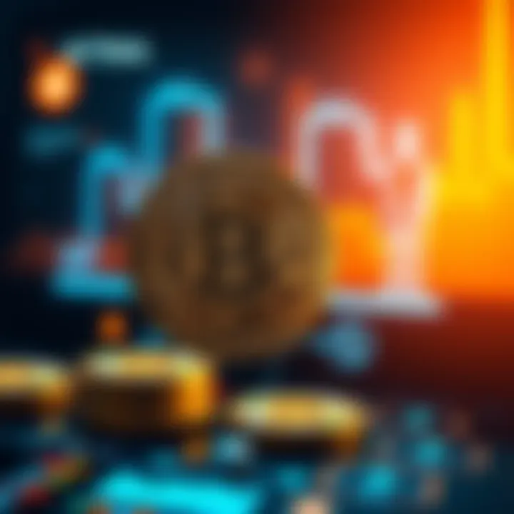 Bitcoin lending services A visual representation of Bitcoin being used for lending on a financial platform, with digital graphics illustrating BTC-backed loans and financial growth