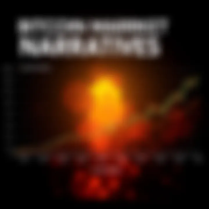 A graph showing Bitcoin price trends alongside popular narratives and speeches about Bitcoin, highlighting market psychology.