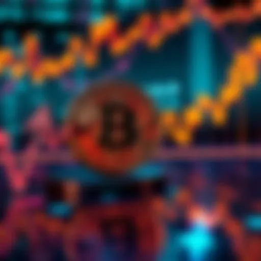 A graphic showing Bitcoin's value decline with arrows and a graph, illustrating market trends and resilience against fiat currencies.