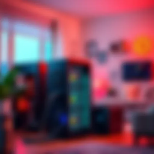 Bitcoin mining rigs generating heat in a living room setting