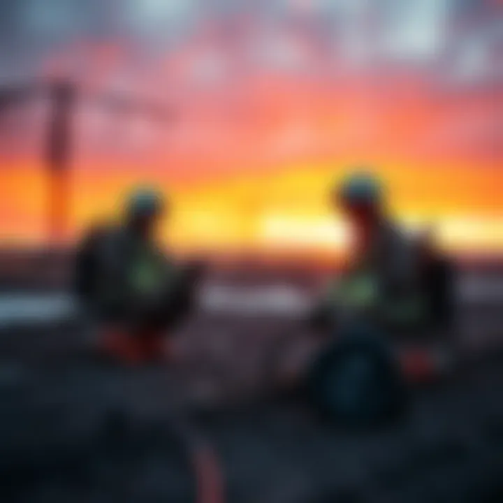 Bitcoin miners converting flared natural gas into clean electricity at an off-grid site