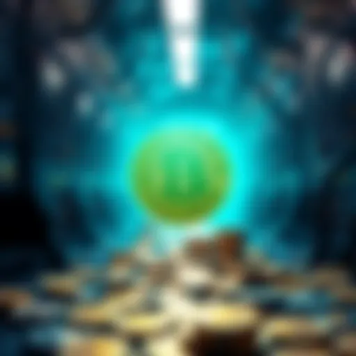 A visual representation of Bitcoin being mined, with digital coins and mining equipment, celebrating 20 million Bitcoins mined and the Cypherpunk's Manifesto anniversary.