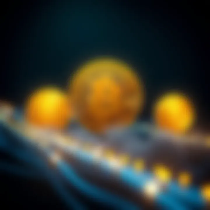 A visual representation showing Bitcoin symbols connected to power lines and internet cables, highlighting the importance of electricity and internet access for cryptocurrency.