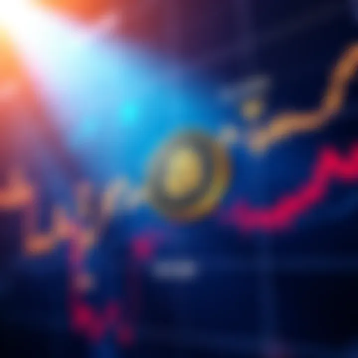 A visual representation of Bitcoin price fluctuations with a highlighted point at $250,000, showing market trends and potential selling strategies.