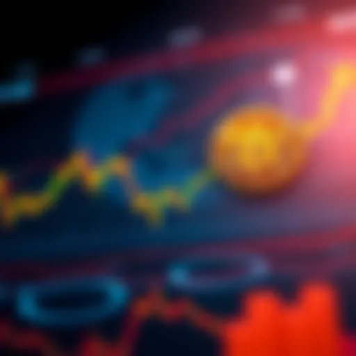 A chart showing Bitcoin's price hovering below $70K, with indicators of profit-taking and market reactions to Trump's Iran stance.