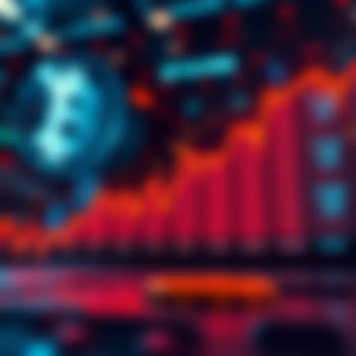 A graphic showing Bitcoin's price rise from $10,000 to $67,000 with visual indicators of market changes.